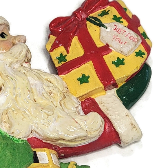 Kurt Adler Santa Claus Ornament Side View Santa's World Christmas - Picture 5 of 8